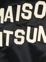 Thumbnail for your product : Kitsune Maison Logo Print Satin Jacket