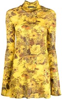 Thumbnail for your product : Kwaidan Editions Floral-Print Mini Dress