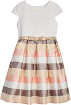 Thumbnail for your product : Bonnie Jean Scuba Metallic-Stripe Dress, Big Girls Plus (8-20)
