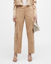 Thumbnail for your product : Alice + Olivia Luis Vegan Leather Cargo Pants