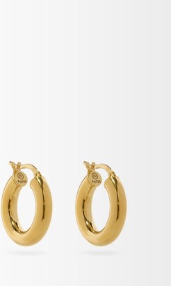 Bottega Veneta Gold-plated Sterling-silver Hoop Earrings