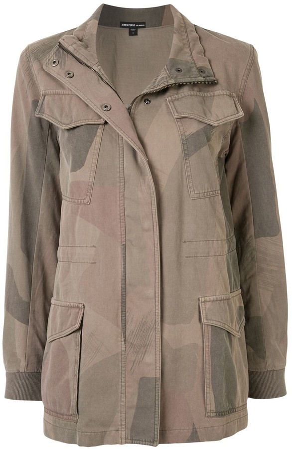 james perse camo jacket