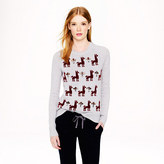 Thumbnail for your product : J.Crew Jeweled llama sweater