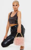 Thumbnail for your product : PrettyLittleThing Rose Gold Sequin Crop Top