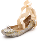 Thumbnail for your product : Melissa Lace Up Ballet Flats