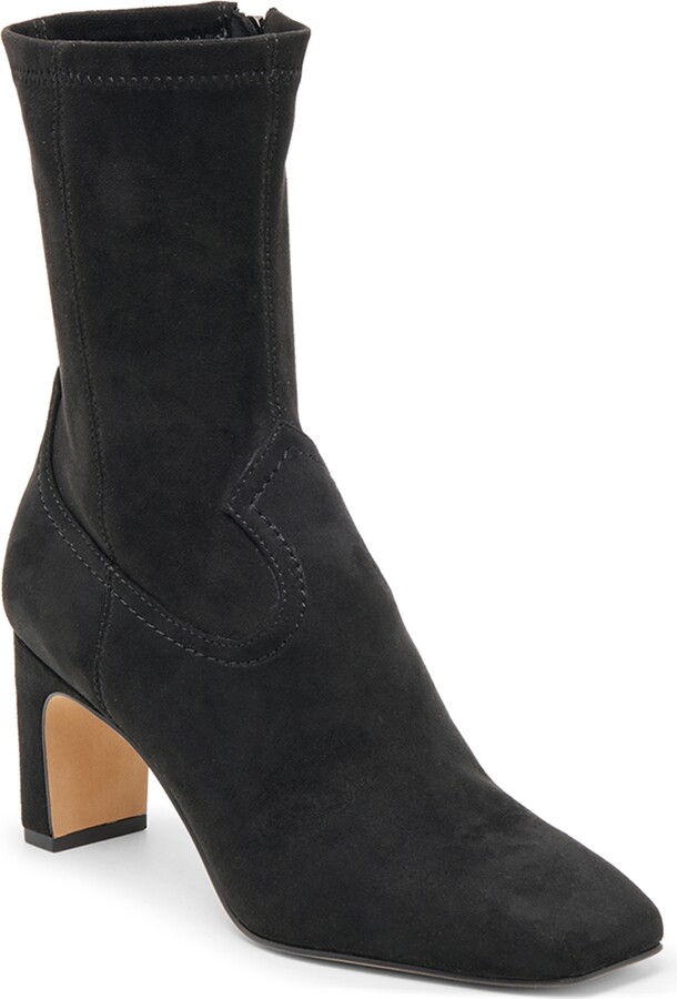Dolce Vita Women's Roan Square-Toe Pull-On Stretch Dress Booties