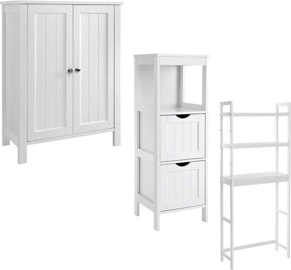 Bathroom Storage Shelves Organizer Adjustable 3 Tiers, over the