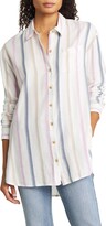 Thumbnail for your product : Caslon Brushed Plaid Tunic Shirt