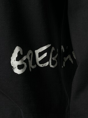 Greg Lauren X Paul & Shark logo print long-sleeve T-shirt