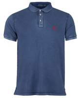 Thumbnail for your product : Polo Ralph Lauren Towelling Slim Fit Polo Colour: NAVY, Size: SMALL