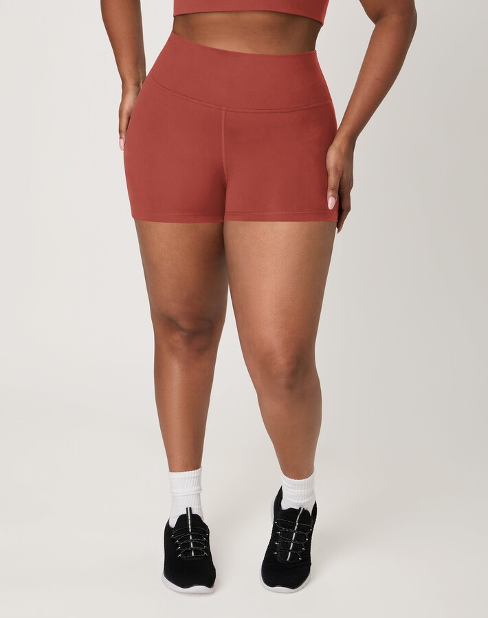 Hanes Moves Women’s Bike Shorts, 3″ Coral Camelia XS