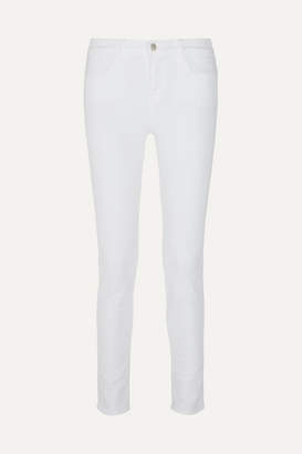 J Brand Maria High-rise Skinny Jeans - White