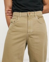 Thumbnail for your product : Reclaimed Vintage inspired 90's baggy jean in light khaki
