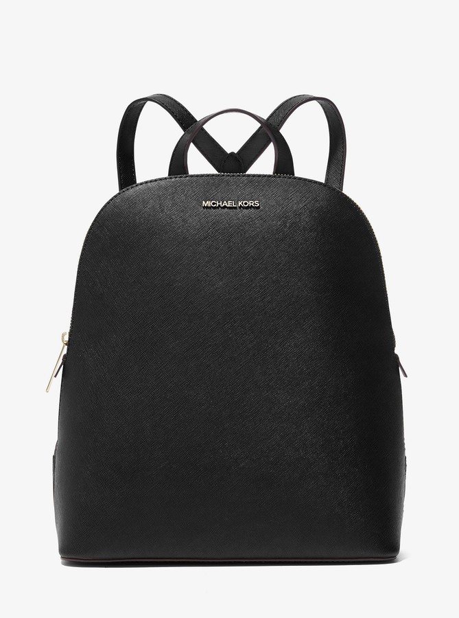 MICHAEL Michael Cindy Saffiano Leather Backpack - ShopStyle