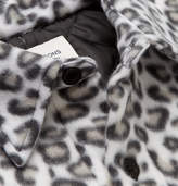 Thumbnail for your product : Noon Goons Leopard-Print Fleece Shirt Jacket