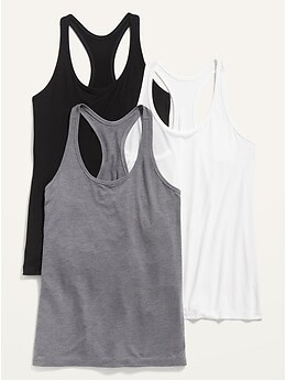 Old Navy Racerback Performance Tank Tops 3-Pack for Women