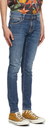 Nudie Jeans Blue Tight Terry Jeans