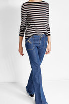 Thumbnail for your product : Max Mara Striped Cashmere Pullover