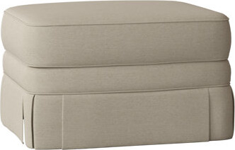 Hekman Laura 31" Rectangle Floral Standard Ottoman