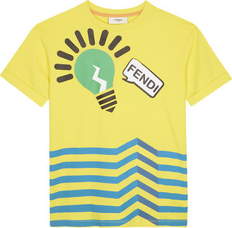 Fendi Lightbulb cotton T-shirt 4-14 years