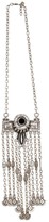Thumbnail for your product : Natalie B Jewelry Fringed Eye of Troy Necklace in Silver