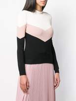 Thumbnail for your product : RED Valentino ribbed knit panelled sweater