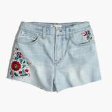 Thumbnail for your product : Madewell The Perfect Jean Short: Embroidered Edition