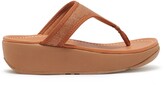 Thumbnail for your product : FitFlop Lulu Raffia Thong Toe Wedge Platform Sandal
