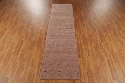 Foundry Select Tribal Gabbeh Style Indian Runner Rug 3x10