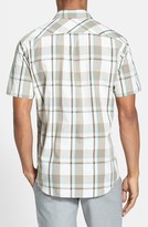 Thumbnail for your product : RVCA 'Goldy' Plaid Short Sleeve Woven Shirt