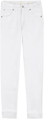 7 For All Mankind Cropped Straight Leg Jeans