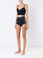 Thumbnail for your product : Duskii 'Ochre Zip Me Up' bustier bikini top