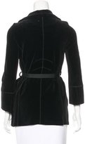 Thumbnail for your product : Sonia Rykiel Double-Breasted Velour Jacket