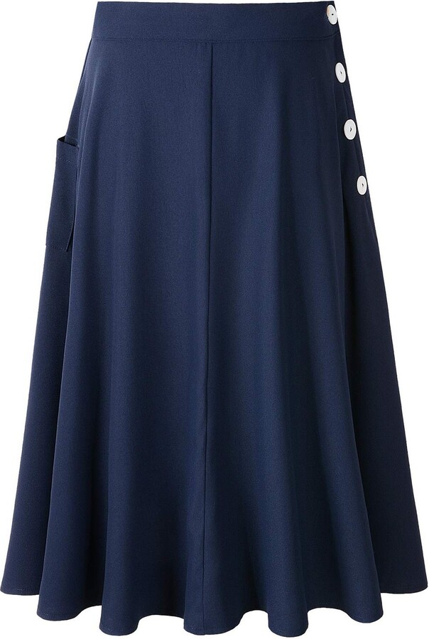 Penelope Vintage Womens Aline Knee Length Vintage Skirt 1940s 1950s