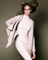 Thumbnail for your product : Donna Karan Long-Sleeve Cashmere-Silk Drape Jacket