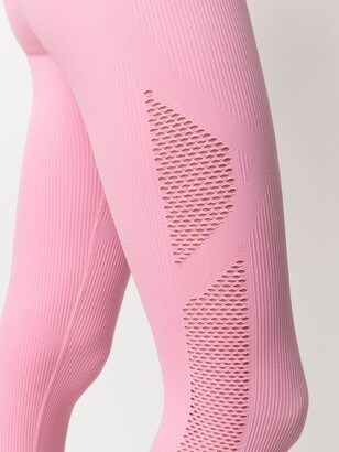 DKNY Perforated-Panel Leggings