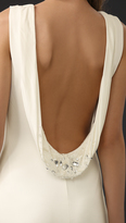 Thumbnail for your product : Badgley Mischka Cowl Back Gown