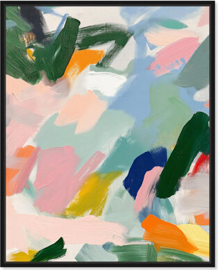 Art Remedy Abstract Brush Rhythm Canvas Colorful Abstract