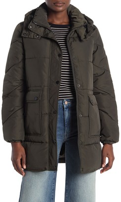 lucky brand hooded utility jacket