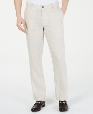 Tasso Elba Men's 100% Linen Pants, Created for Macy's - ShopStyle