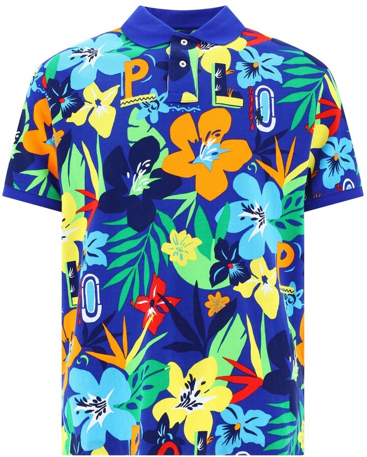Floral Polo Shirt | Shop the world's largest collection of fashion 