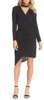 Thumbnail for your product : Julia Jordan Choker Neck Asymmetric Dress
