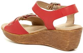 Munro American Marci Quarter Strap Wedge Sandal - Multiple Widths Available