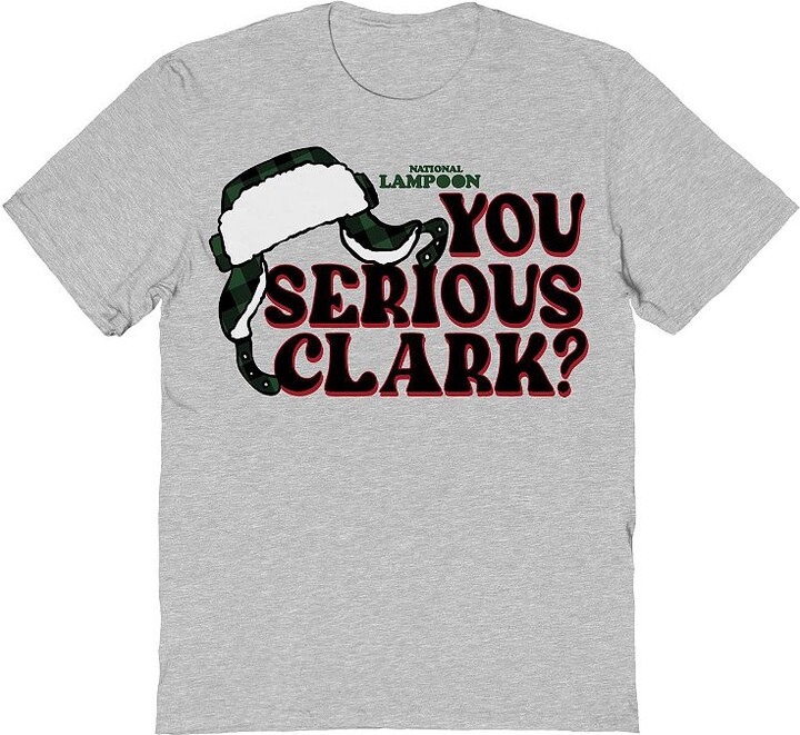 Licensed Character Men's You Serious Clark Black National Lampoon's Christmas Vacation Graphic Tee