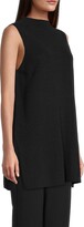 Thumbnail for your product : Eileen Fisher Funnel-Neck Knit Tunic Vest