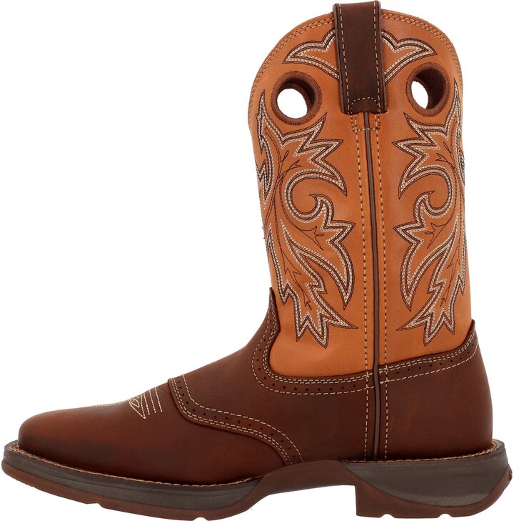 Waterproof steel toe western boot