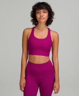 Thumbnail for your product : Lululemon Energy Longline Bra Ribbed Luxtreme Medium Support, B-D Cups