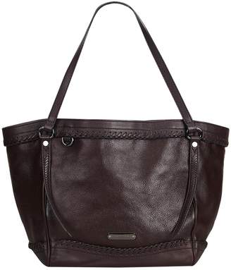 Burberry Purple Leather Handbag