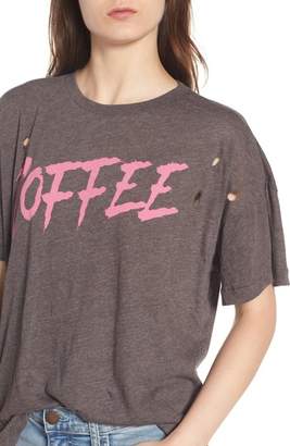 Wildfox Couture Coffee Destroyed Tee