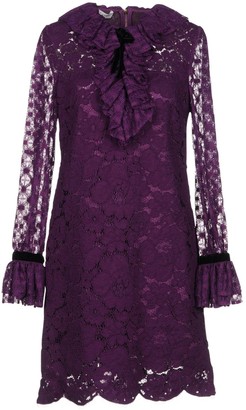 Philosophy di Lorenzo Serafini Purple Lace Dress for Women